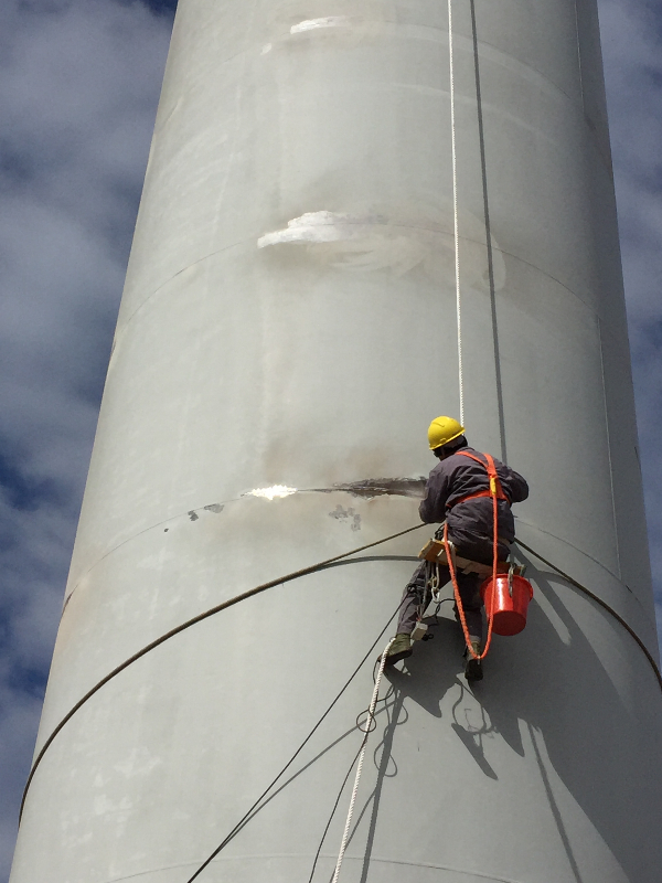 風機塔筒除銹防腐